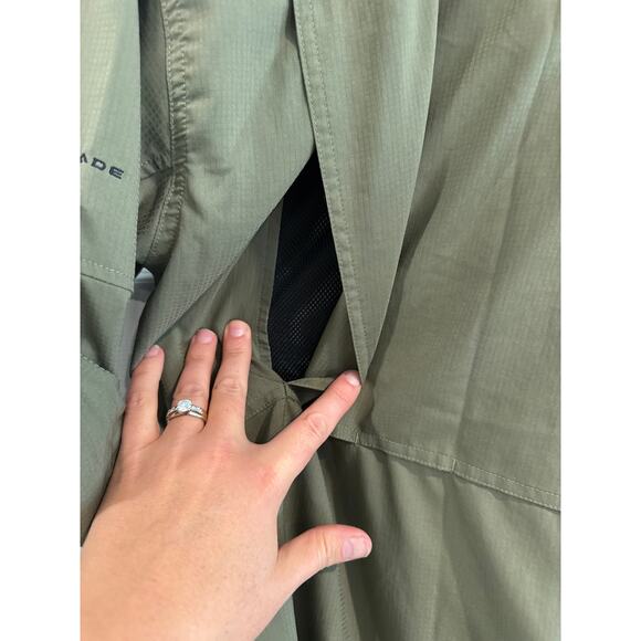 Columbia Omni Shade Men's Silver Ridge Utility Shirt Olive Green Size Small - Picture 6 of 9